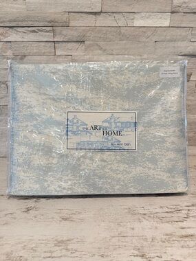 The Art Of Home Ann Gish King Duvet Set Shimmer Pool New $525 W/Pillow Shams